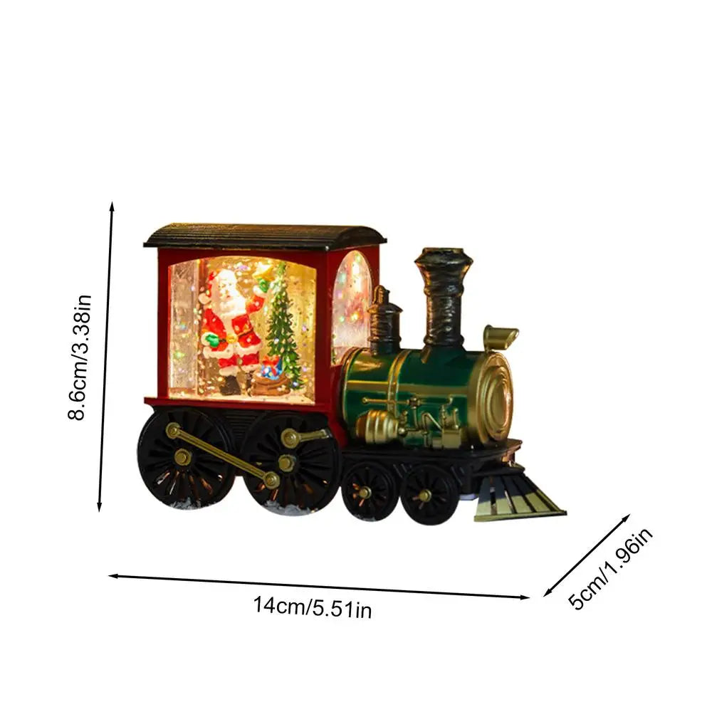 Boule à Neige de Noël Train