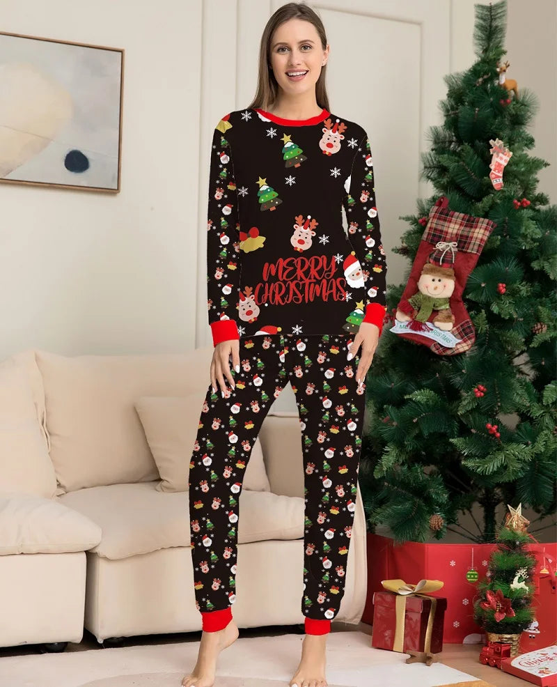 Pyjama de Noël Famille et Chien