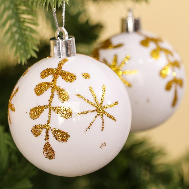 Boule de noël à paillette