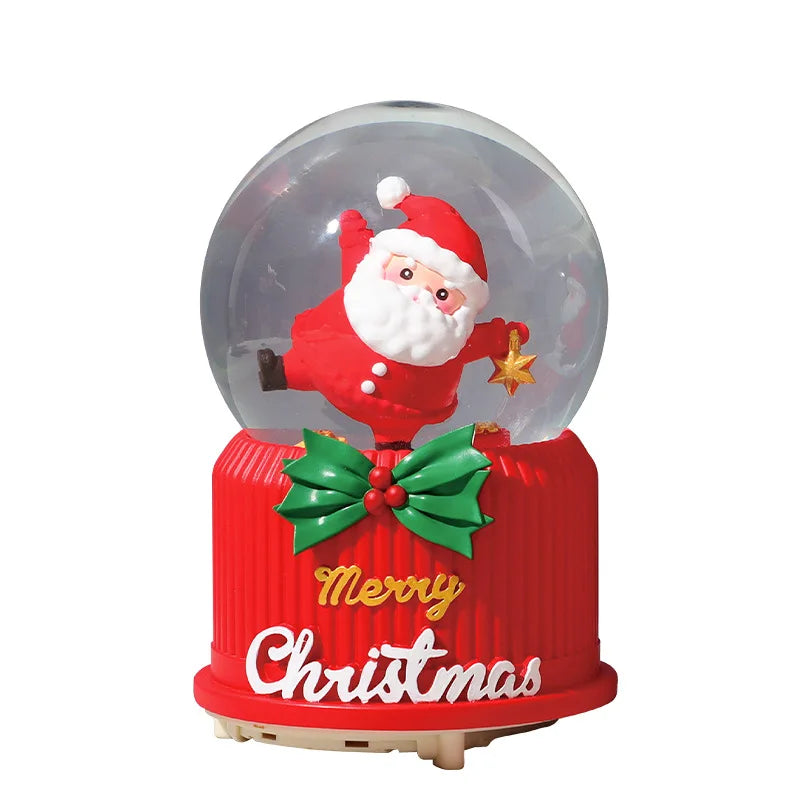 Mini Boules à neige de Noël scènes Père Noël