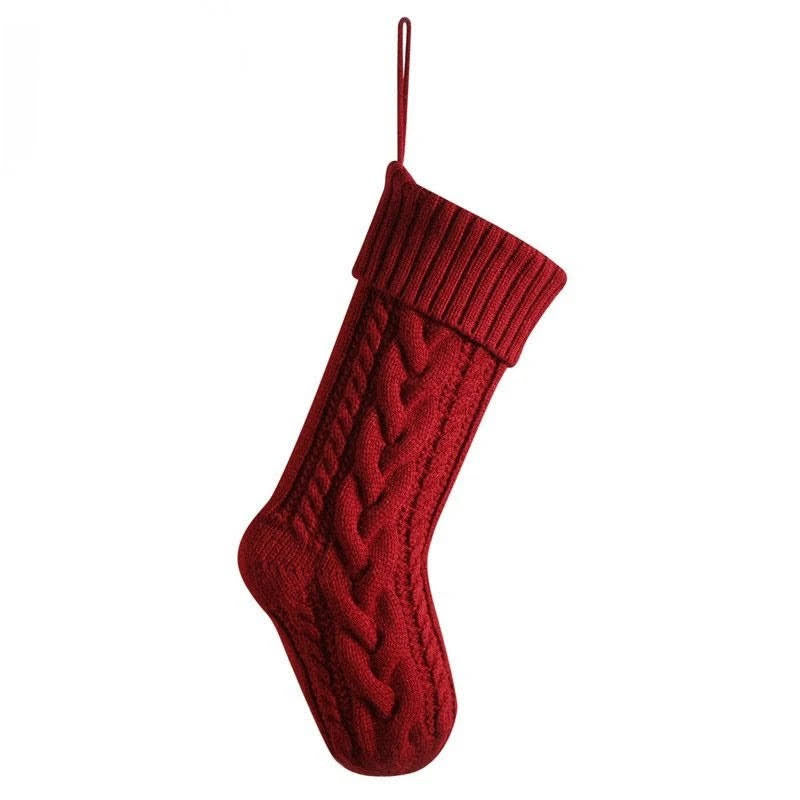 Chaussettes Déco Tricot de Noël