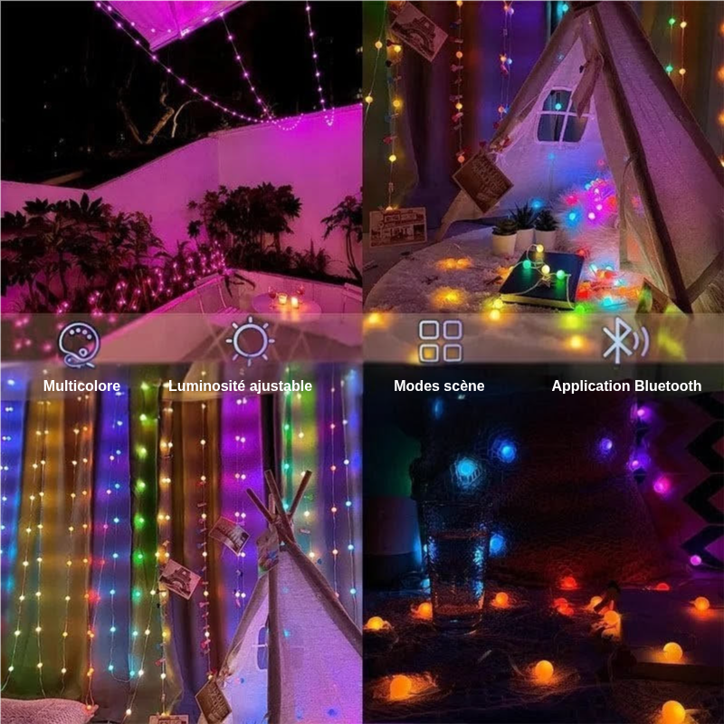 Guirlande Lumineuse LED à Boules Connectée